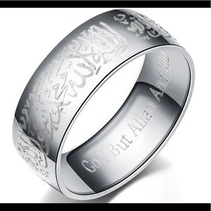 Blue Islamic men’s ring